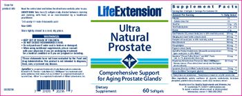 Life Extension Ultra Natural Prostate - supplement