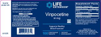 Life Extension Vinpocetine 10 mg - supplement