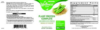 Life Extension Wellness Code Plant Protein Complete and Amino Acid Complex Vanilla Flavor - supplement