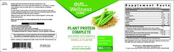 Life Extension Wellness Code Plant Protein Complete and Amino Acid Complex Vanilla Flavor - supplement