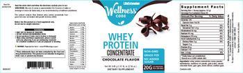 Life Extension Wellness Code Whey Protein Concentrate Chocolate Flavor - supplement