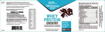 Life Extension Wellness Code Whey Protein Concentrate Chocolate Flavor - supplement