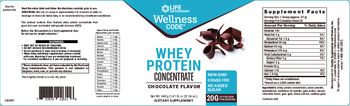 Life Extension Wellness Code Whey Protein Concentrate Chocolate Flavor - supplement