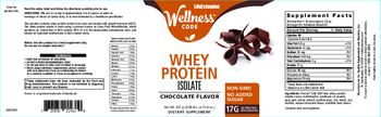 Life Extension Wellness Code Whey Protein Isolate Chocolate Flavor - supplement