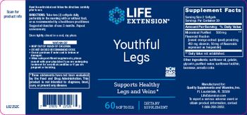 Life Extension Youthful Legs - supplement