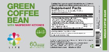Life Green Coffee Bean With Raspberry Ketones - supplement