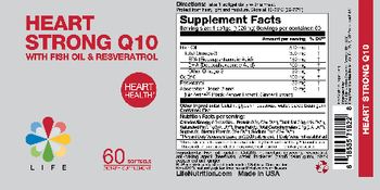 Life Heart Strong Q10 With Fish Oil & Resveratrol - supplement