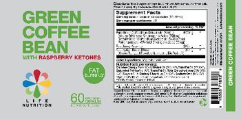 Life Nutrition Green Coffee Bean with Raspberry Ketones - supplement
