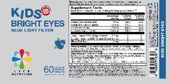 Life Nutrition Kids Bright Eyes Blueberry - supplement