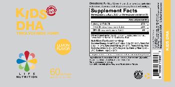 Life Nutrition Kids DHA Lemon Flavor - supplement
