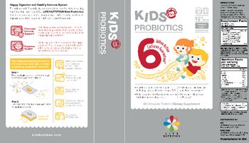 Life Nutrition Kids Probiotics 6 Billion Tropical Flavor - supplement