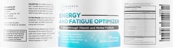 Life Renew Energy and Fatigue Optimizer - supplement