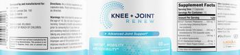 Life Renew Knee + Joint Renew - supplement