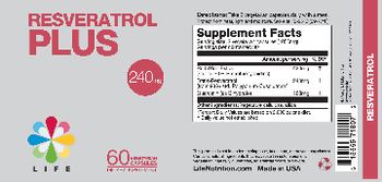Life Resveratrol Plus - supplement