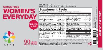 Life Whole Food Women's Everyday - supplement