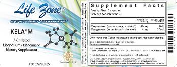 Life Zone KELA M - a chelated magnesium manganese supplement