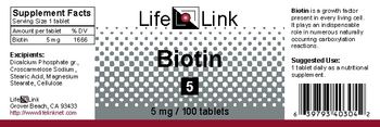 LifeLink Biotin 5 - 