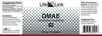 LifeLink DMAE Dimethylaminoethanol 75 - 