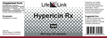 LifeLink Hypericin Rx 900 - 