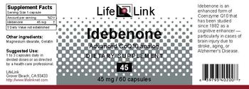 LifeLink Idebenone 45 - supplement