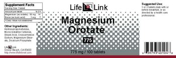 LifeLink Magnesium Orotate 775 - 