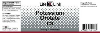 LifeLink Potassium Orotate 300 - 
