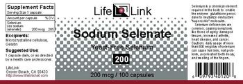 LifeLink Sodium Selenate 200 - 