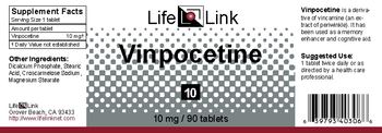 LifeLink Vinpocetine 10 - 