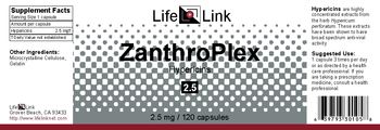 LifeLink ZanthroPlex Hypericins 2.5 - 