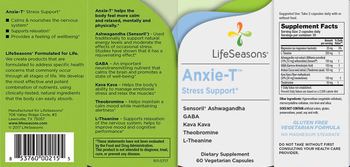 LifeSeasons Anxie-T - supplement