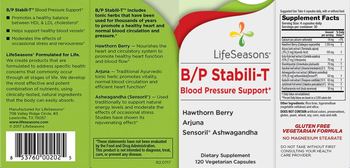 LifeSeasons B/P Stabili-T - supplement