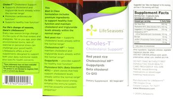 LifeSeasons Choles-T Cholesterol Support - supplement
