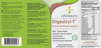 LifeSeasons Digestivi-T - supplement