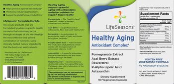 LifeSeasons Healthy Aging Antioxidant Complex - supplement