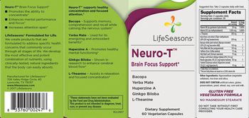 LifeSeasons Neuro-T - supplement