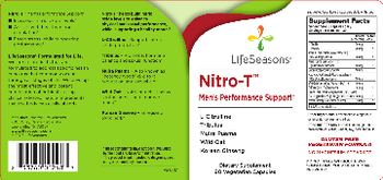 LifeSeasons Nitro-T Men's Performance Support - supplement