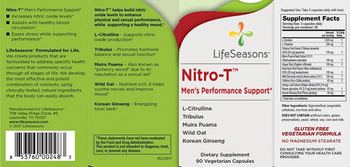 LifeSeasons Nitro-T - supplement
