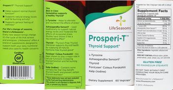 LifeSeasons Prosperi-T Thyroid Support - supplement