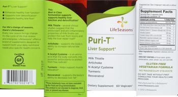 LifeSeasons Puri-T Liver Support - supplement