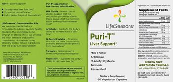 LifeSeasons Puri-T - supplement