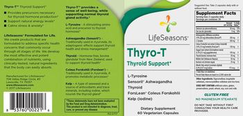 LifeSeasons Thyro-T - supplement
