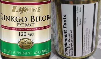 LifeTIME Ginkgo Biloba Extract 120 mg - supplement