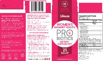 Lifeway Women's Radiant Health Probiotics - supplement