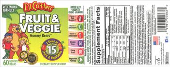 L'il Critters Fruit & Veggie Gummy Bears - supplement