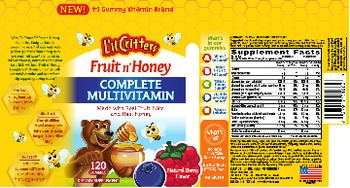 L'il Critters Fruit n' Honey Complete Multivitamin Natural Berry Flavor - supplement