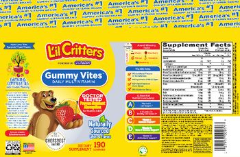 L'il Critters Gummy Vites Daily Multivitamin - supplement