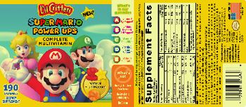 L'il Critters Super Mario Power Ups Complete Multivitamin - supplement