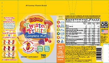 L'il Critters Twisted Fruits Flavors Complete Multi - supplement