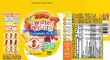 L'il Critters Twisted Fruits Flavors Complete Multi - supplement