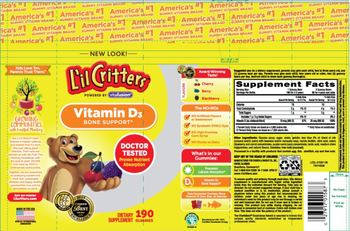 L'il Critters Vitamin D3 - supplement